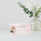 フローラベーカリー/コーヒーショップ用の名刺 名刺 (スタンド正面)