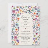フローラベージェ結婚ルドフラワーのリハーサル 招待状 (正面)