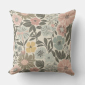 フローラベージュボホ クッション (正面)