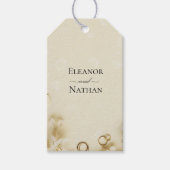 フローラベージュ春サマー結婚ズ ギフトタグ (正面)