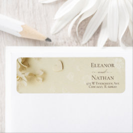 フローラベージュ春サマー結婚ズ ラベル