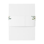 フローラベージュ結婚金ゴールド 招待状ベリーバンド (裏面例)