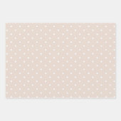 フローラベージュ赤面オンホワイト結婚ズ ラッピングペーパーシート (正面2)