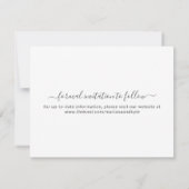 フローラベージュ赤面バラ金ゴールド保存日付 案内状 (裏面)