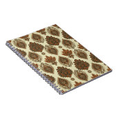 フローラペイズリーのシームレスなパターン。ヴィンテージ図 ノートブック (右側)