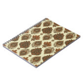 フローラペイズリーのシームレスなパターン。ヴィンテージ図 ノートブック (左側)