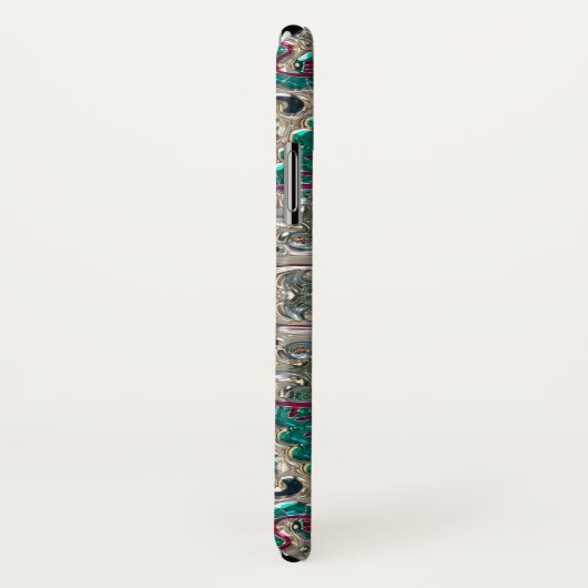 フローラペイズリーエレガントの宝石の外観パターン Case-Mate iPhoneケース (裏面/右)