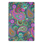 フローラペイズリーシームレスパターンII +アイディア ミニクリップボード (裏面)