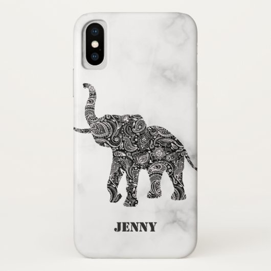 フローラペイズリー Case-Mate iPhoneケース (裏面)