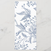 フローラペリウィンクルエレガントな結婚式披露宴メニュー メニュー (裏面)