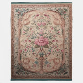 フローラペルシエレガントア フリースブランケット (正面)