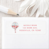 フローラホットエアバルーンイースターブランチ春パーティー ラベル (インサイチュ)