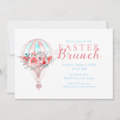 フローラホットエアバルーンイースターブランチ春パーティー 招待状 (正面)