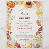 フローラホリデーセールプロモーションチラシ チラシ (正面)