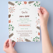 フローラホリデーセールプロモーションチラシ チラシ (手)