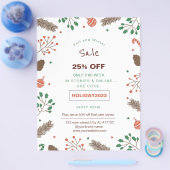 フローラホリデーセールプロモーションチラシ チラシ (シングル)