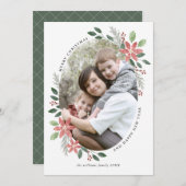 フローラホリデー – クリスマスフォトカード シーズンカード (正面/裏面)