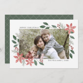 フローラホリデー – クリスマスフォトカード シーズンカード (正面/裏面)