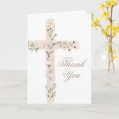 フローラホリークロス宗教イベントありがとう カード (黄色い花)