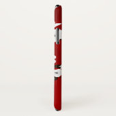 フローラホワイトさくらんぼブロッサムモノグラムレッド Case-Mate iPhoneケース (裏面/右)