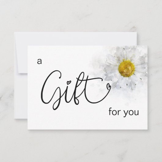 *~*フローラホワイトウォーター色デイジーハートミニマリスト (正面)