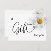 *~*フローラホワイトウォーター色デイジーハートミニマリスト (正面/裏面)