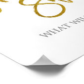 フローラホワイトカボチャ性別が彼または彼女を明らかにする ポスター (角)