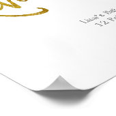 フローラホワイトカボチャ性別が歓迎ポスターを明らかにする ポスター (角)