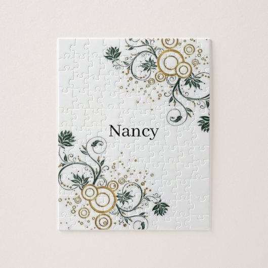 フローラホワイトジグソーパズルデイジー ジグソーパズル (縦)