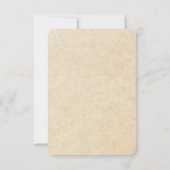 フローラホワイトトゥインクルリトルスターベビーシャワー サンキューカード (裏面)