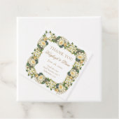 フローラホワイトバイブル聖句クリスチャン結婚式の引き出物 フェイバータグ (インサイチュ)