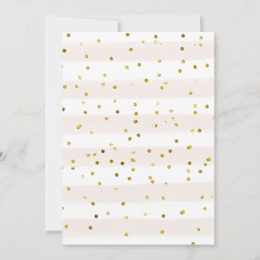 フローラホワイトパンプキンベビーシャワー招待状 招待状 (裏面)