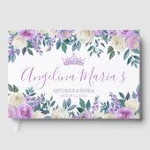 フローラホワイトパープルキンセアニェラ ゲストブック (正面)