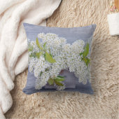 フローラホワイトリラックスブーケ写真 クッション (ブランケット)
