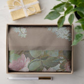 フローラホワイト&ピンクローズティッシュペーパー 薄葉紙 (ギフト)