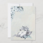 フローラホースランチベビーシャワー招待状 招待状 (裏面)