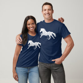 フローラホース動物愛好家 Tシャツ