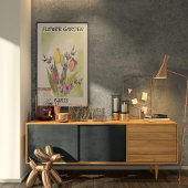 フローラホームアートウォールデコール キャンバスプリント