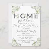 フローラホームエレガントスウィートホームハウスウォーミング 招待状 (正面)