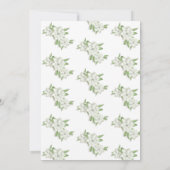 フローラホームエレガントスウィートホームハウスウォーミング 招待状 (裏面)