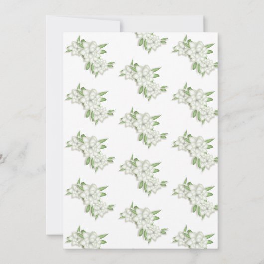 フローラホームエレガントスウィートホームハウスウォーミング 招待状 (裏面)