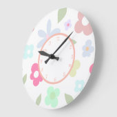 フローラホームデコール ラージ壁時計 (傾斜)