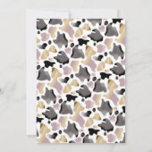 フローラホーリーカウファースト誕生日ガール招待状 招待状 (裏面)