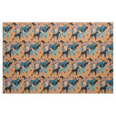 フローラボクサープリント ファブリック (ファットクウォーター)