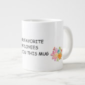 フローラボスの日専門マグカップ ジャンボコーヒーマグカップ (正面右)