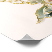 フローラボタニカルウィンターバラウェルカムブライダルシャワー ポスター (角)