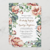 フローラボタニカルウォーター秋リハーサルディナー 招待状 (正面/裏面)