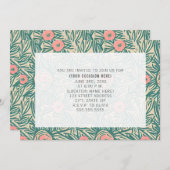 フローラボタニカルオールパーパスジェネリックパーティー 招待状 (正面/裏面)
