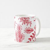 フローラボタニカルクリスマスホリデー コーヒーマグカップ (正面右)