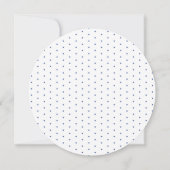 フローラボタニカルストーク男の赤ちゃんシャワー招待状 招待状 (裏面)